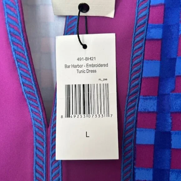 NWT Cabana Life Bar Harbor Shift Dress - Size Large - Picture 5 of 5